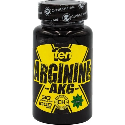 Cvetita Herbal 10/ten Arginine, 1000 mg, 30 капсули, Cvetita Herbal