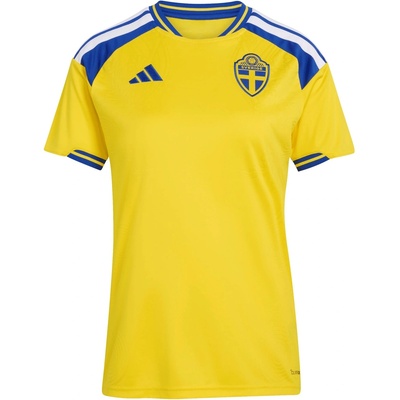 adidas Дамска футболна фланелка Adidas Sweden Home Shirt World Cup 2026 Womens - Yellow/Blue