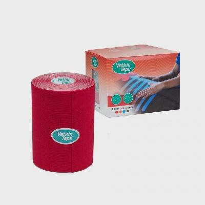Vetkin Tape Tejpovací páska pro koně červená 10 cm x 5 m