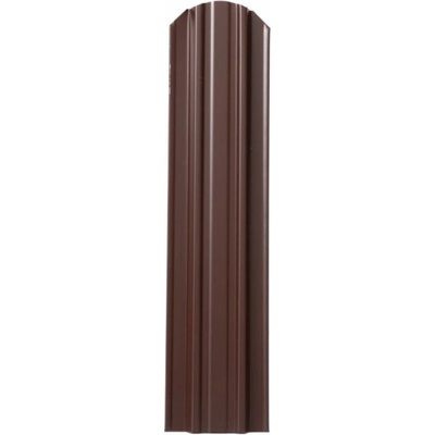 Covernit Plechová plotová doska "plotovka" Forte hnedá 80 x 11,8 x 1,8 cm