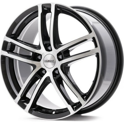 Dezent TZ 6,5x16 5x114,3 ET50 black polished – Zboží Mobilmania