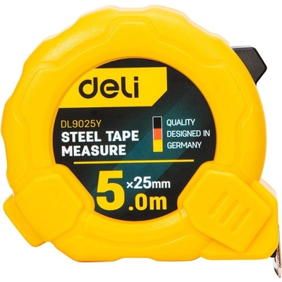 Deli Tools Ролетка Deli Tools EDL9025Y, 5m/25mm (EDL9025Y)