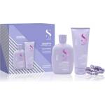 ALFAPARF Milano Semi di Lino Smooth Duo Kit подаръчен комплект за непокорна коса 3 бр