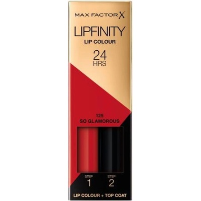 MAX Factor Lipfinity 24HRS Lip Colour дълготрайно червило с балсам 4.2 гр нюанс 125 So Glamorous