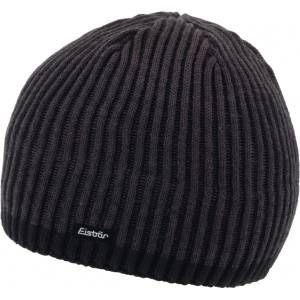 Eisbär Мъжка зимна шапка (beanie) Eisbär Alex MÜ Beanie - Black / Grit - размер One Size (204-4257-0311)