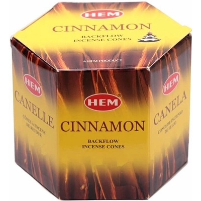 Hem Vonné kužely pro tekoucí dým Cinnamon 40 ks