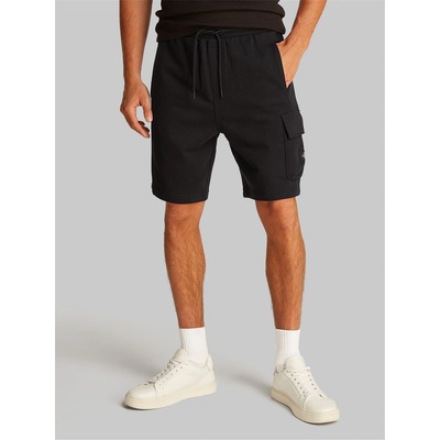 Calvin Klein Jeans WOVEN LABEL SHORT - Ck Black