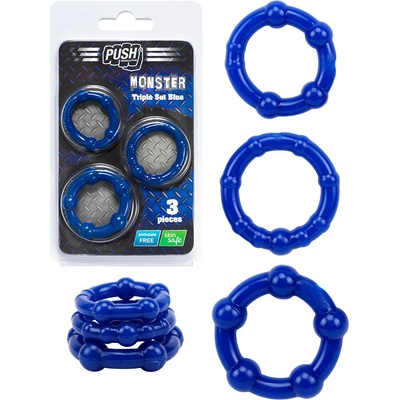 Push Monster erekční kroužky modré – Zbozi.Blesk.cz
