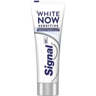 Signal White Now Sensitive избелваща паста за зъби за чувствителни зъби 75 ml