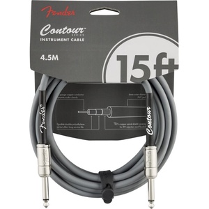 Fender Инструментален кабел жак-жак Fender Contour Series silver 4.5 метра
