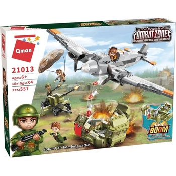 Qman Конструктор, Qman, Combat Zone, Въздушна бомбардировка, 557 части (Q21013)
