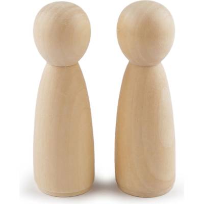 Dřevěná figurka k dotvoření 39x120 mm přírodní sv. 10 ks