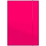 Barbara CARDBOARD FOLDER WITH ELASTIC BAND A4 300 G/M2, PINK