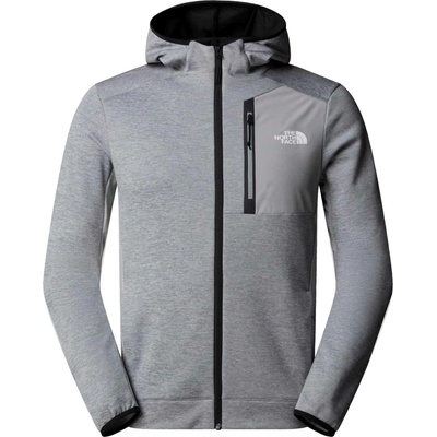 The North Face M Mountain Athletics Fleece Full Zip Jac sivá