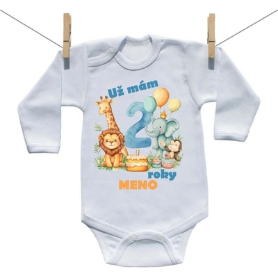 Boodyy Body s dlhým rukávom Už mám 2 roky Safari