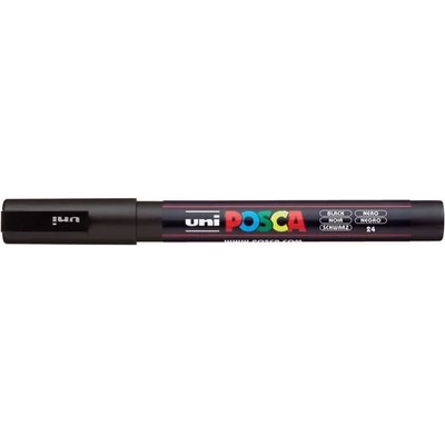 uni Декоративен маркер, 0, 9-1, 3 мм, UNI "Posca PC-3M", черен 284711000 (284711000)