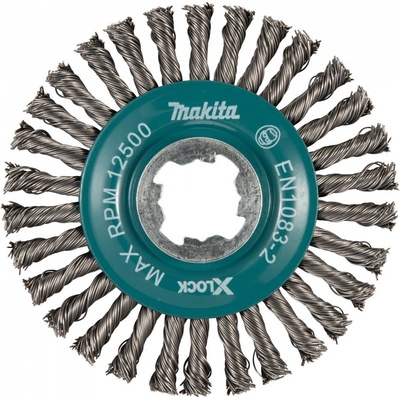 kotoučový kartáč z ocelového drátu-vlnitý drát průměr 0,5mm X-LOCK 115mm Makita D-73411
