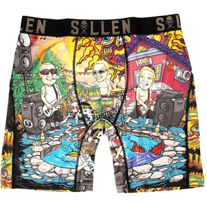 SULLEN мъжки боксерки sullen - backyard party - ЧЕРЕН - scm5437_bk