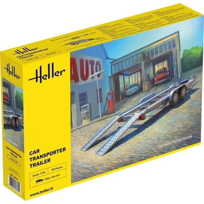 Heller Car Transporter Trailer 1:24