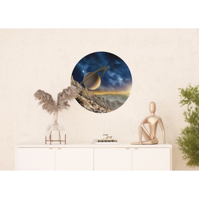 AG Design CR3215 Samolepicí vliesová fototapeta Saturn, rozměry 70 x 70 cm