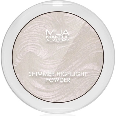 MUA Makeup Academy Shimmer Kompaktný púdrový rozjasňovač Peach Diamond 8 g
