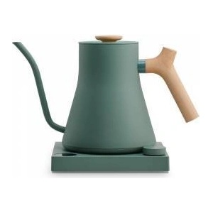 Fellowes Fellow Stagg EKG PRO - Electric Kettle - Green matte with wooden handle Електрически кани