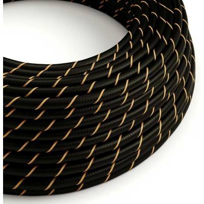 Creative Cables EMR42 3x0,75mm² černá a zlatá 1 m