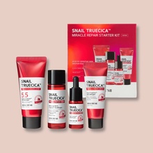 Some By Mi Snail Truecica regeneračné a rozjasňujúce sérum 10 ml + regeneračné čistiace tonikum pre citlivú pleť 30 ml + upokojujúci a hydratačný krém 20 g + čistiaci gél 30 ml darčeková sada