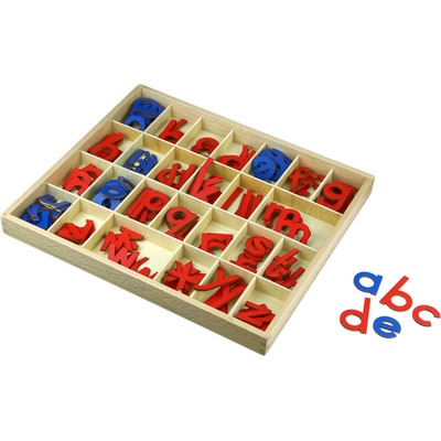 Montessori malá pohyblivá abeceda dřevěná – Zboží Dáma