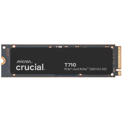 T710 1TB PCIe Gen5 NVMe M. 2 2280 SSD up to 14900 MB/s read and 13700 MB/s write (CT1000T710SSD8)