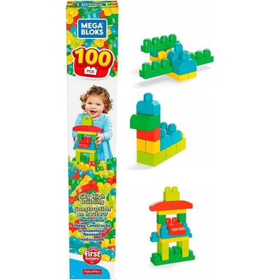 Mega Bloks kostky velké 100 ks
