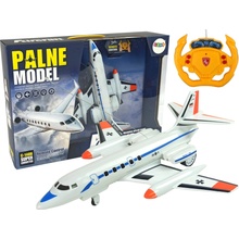 Lean Toys Lietadlo na diaľkové ovládanie 40MHz biele