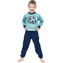 Jaks chlapčenské pyžamo futbal šedé