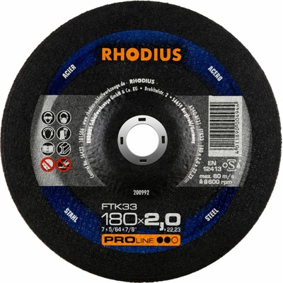 Rhodius Rezný kotúč 180 x 2,0 x 22,23 mm 200992
