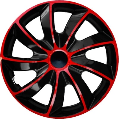 NRM 15" QUAD BICOLOR BLACK/RED 4 ks