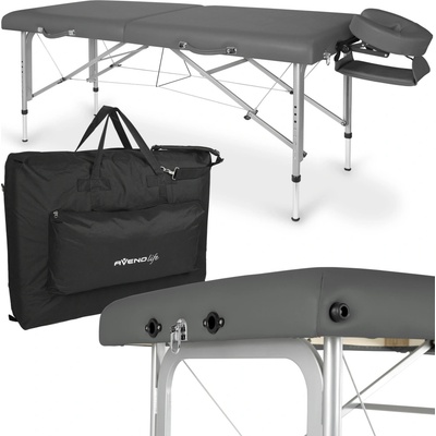 AVENO LIFE Hliníkový masážny stôl Altus 71 cm sivá