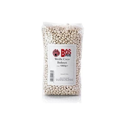 Bos Food Fazole cocobeans bílé a velmi malé sušené 1 kg