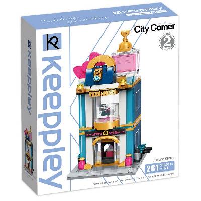 Конструктор Qman City Corner - Keepplеy, Луксозен магазин (QC0110)