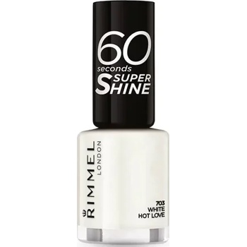 Rimmel 60 Seconds лак за нокти Woman 8 мл 703 White Hot Love