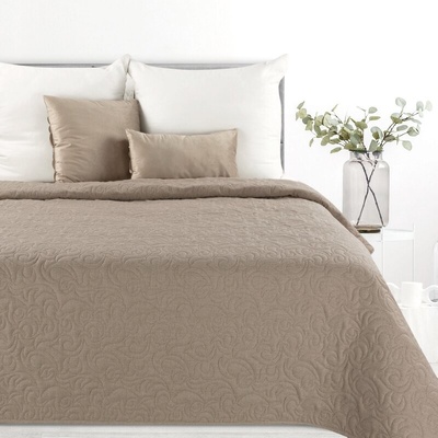 Takoy PREMIUM přehoz na postel prošívaný z látky imitující len-HF-459134 220 x 240 cm