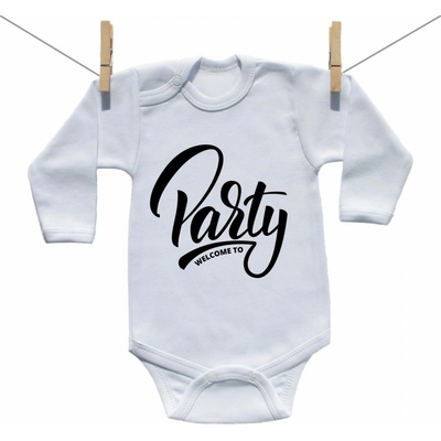 Boodyy Body s dlhým rukávom Welcome to party