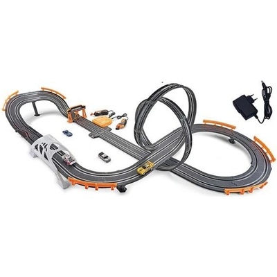 Ocie SOBA Slot Track Master Състезателна Писта 2 Коли с Допълнителен Тунинг 1: 64 615см