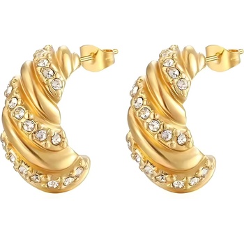 HARAHU Обеци fr-32682 - Златни kp32682 (fr-32682)