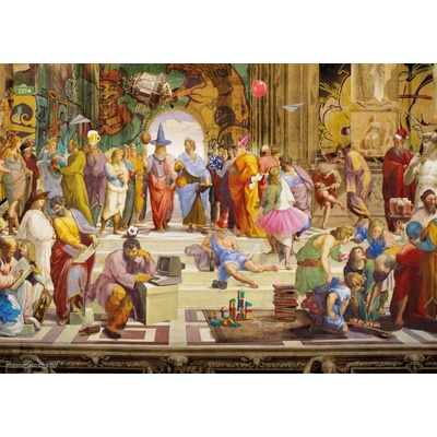 SCHMIDT Art&Fun Aténská škola 2024 1000 dielov