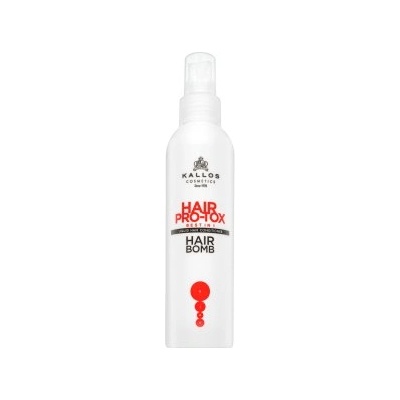 Kallos Hair Pro-Tox Hair Bomb Liquid Hair Conditioner Балсам без изплакване за суха и увредена коса 200 ml