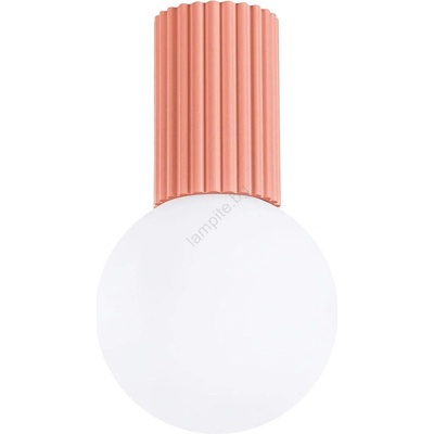 Sollux SL. 1753 - Плафон за баня HALO 1xG9/8W/230V IP44 розов (SLX1466)