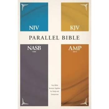 Image 1 of NIV, KJV, NASB, Amplified, Parallel Bible, Hardcover