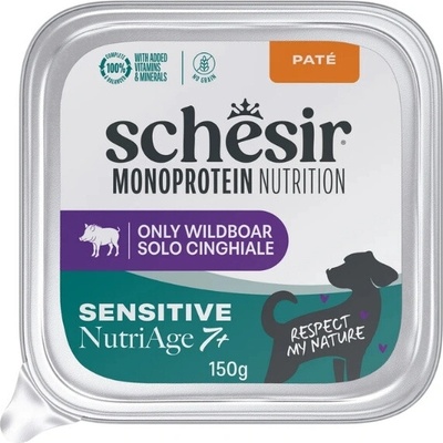 Schesir Dog Monoprot.Senior Divočák paté 150 g