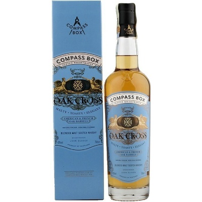 Compass Oak Cross Vatted Malt 43% 0,7 l (holá láhev)
