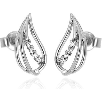 Zlatnictví U Kostela zlaté náušnice lístečky 2295b